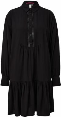 QS Košeľové šaty  čierna
