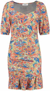 Shiwi Letné šaty 'Jamie'  béžová / modrá / oranžová / červená