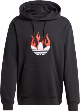 ADIDAS ORIGINALS Mikina 'Flames'  červená / čierna / biela