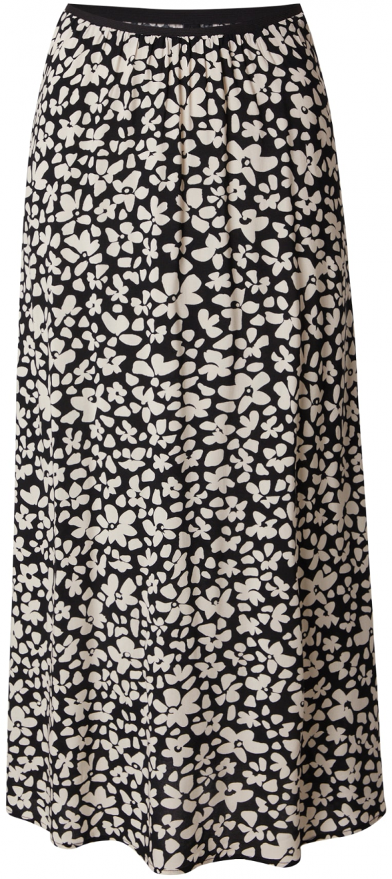 VERO MODA Sukňa 'Alba'  čierna / biela