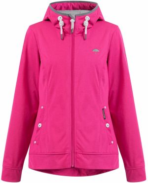 Schmuddelwedda Funkčná bunda  sivá / ružová