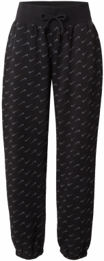 Nike Sportswear Nohavice 'PHOENIX FLEECE'  svetlosivá / čierna