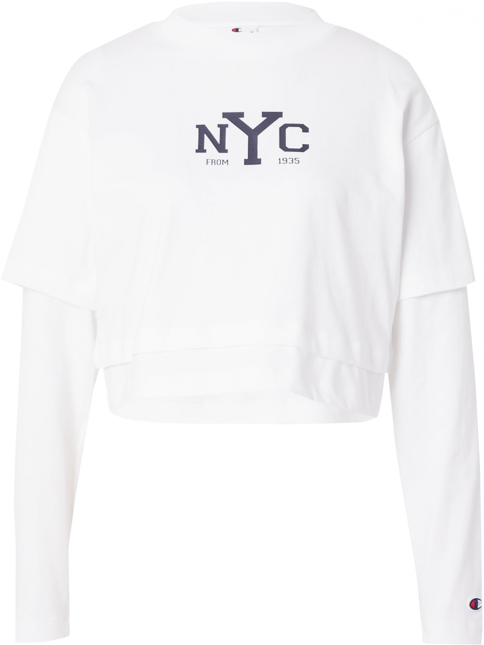 Champion Authentic Athletic Apparel Tričko  čierna / biela