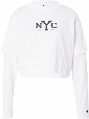 Champion Authentic Athletic Apparel Tričko  čierna / biela