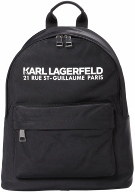 Karl Lagerfeld Batoh  čierna / šedobiela