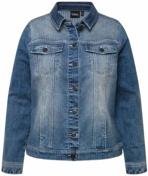 Ulla Popken Prechodná bunda  modrá / modrá denim