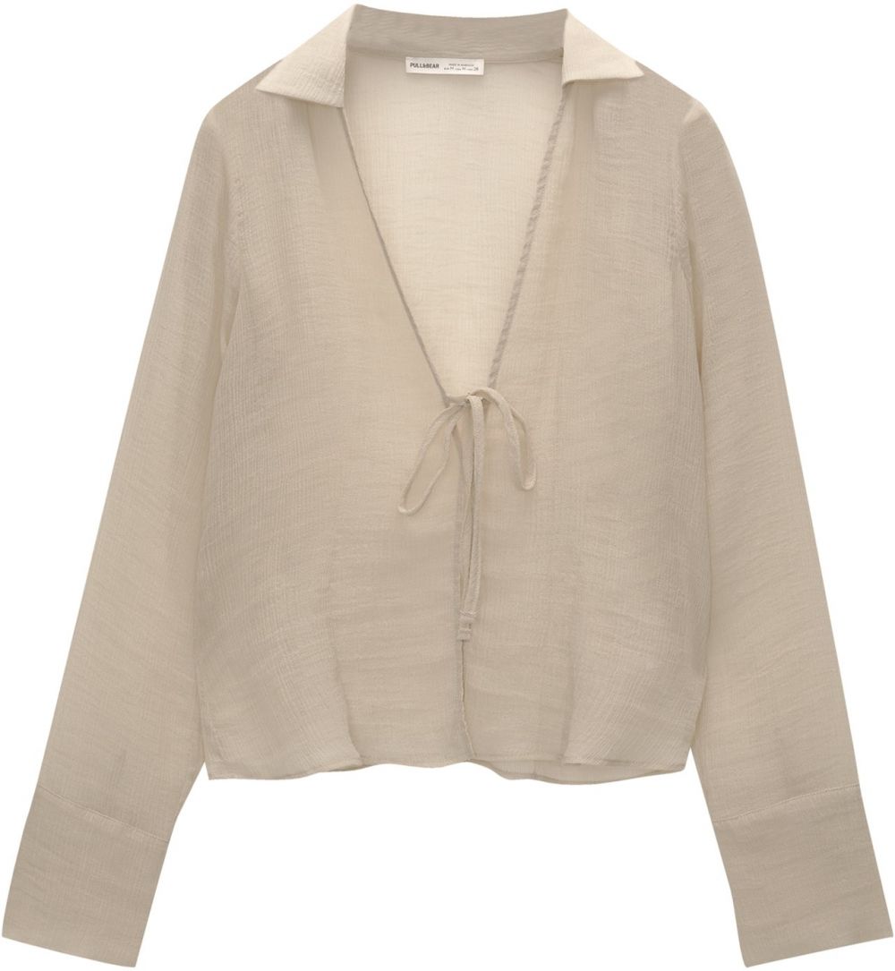 Pull&Bear Blúzka  pastelovo zelená