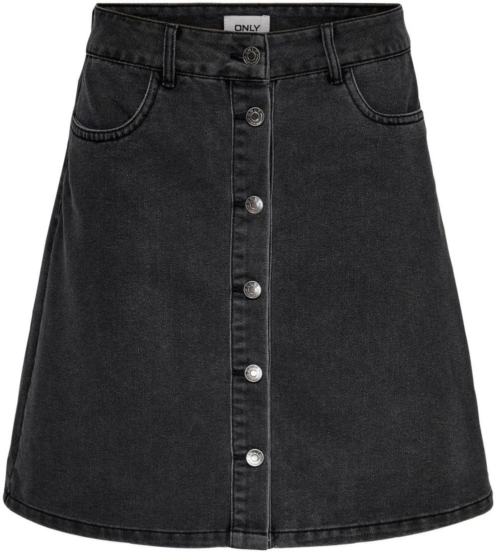 Only Petite Sukňa 'FARRAH'  čierny denim