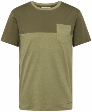 VAUDE Funkčné tričko 'Nevis III'  olivová / tmavozelená