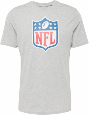 NEW ERA Tričko 'NFL'  námornícka modrá / sivá melírovaná / červená / biela