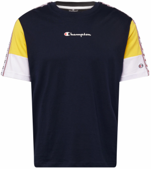 Champion Authentic Athletic Apparel Tričko  námornícka modrá / žltá / červená / biela