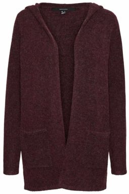 VERO MODA Kardigán 'Doffy'  vínovo červená