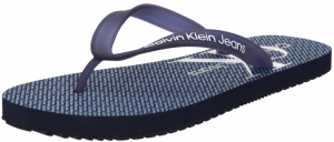 Calvin Klein Jeans Žabky  námornícka modrá / sivá / biela