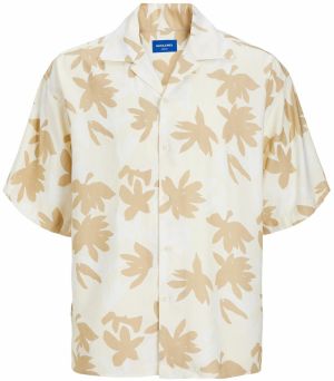 JACK & JONES Košeľa 'Easter'  krémová / svetlobéžová