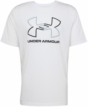 UNDER ARMOUR Funkčné tričko 'Foundation'  sivá / čierna / biela