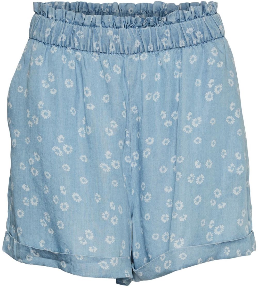 VERO MODA Nohavice 'HARPER'  opálová / biela