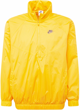 Nike Sportswear Prechodná bunda 'Windrunner'  žltá / fialová