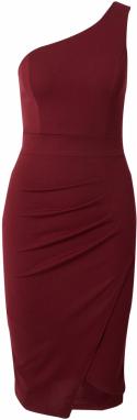 WAL G. Puzdrové šaty 'HAYDEN'  vínovo červená