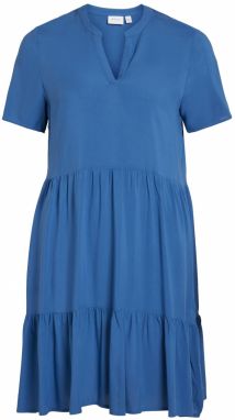 VILA Košeľové šaty 'Paya'  kráľovská modrá