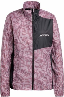 ADIDAS TERREX Outdoorová bunda  burgundská / pastelovo červená / čierna / biela