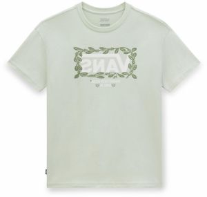 VANS Tričko  zelená / olivová / biela