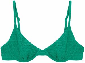 Pull&Bear Bikinový top  zelená