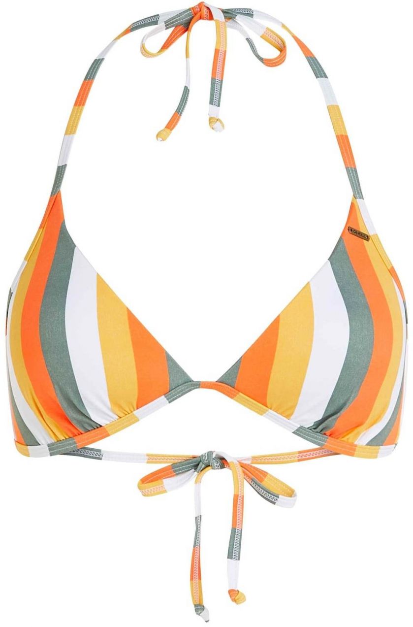 O'NEILL Bikinový top 'Sao'  šafránová / zelená / oranžová / biela