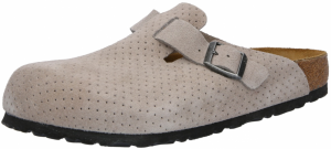 BIRKENSTOCK Šľapky 'Boston'  sivobéžová