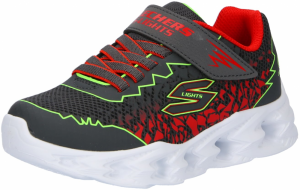 SKECHERS Tenisky 'VORTEX 2.0 - ZORENTO'  tmavosivá / svetlozelená / červená