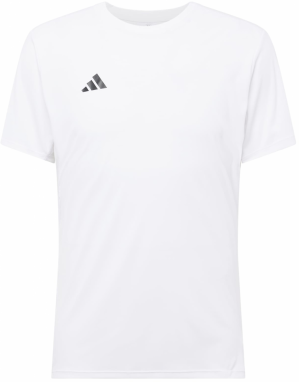 ADIDAS PERFORMANCE Funkčné tričko 'ADIZERO'  čierna / biela