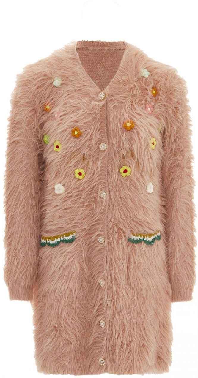 IZIA Kardigán  púdrová