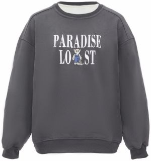 HOMEBASE Mikina  modrá / čierna / biela