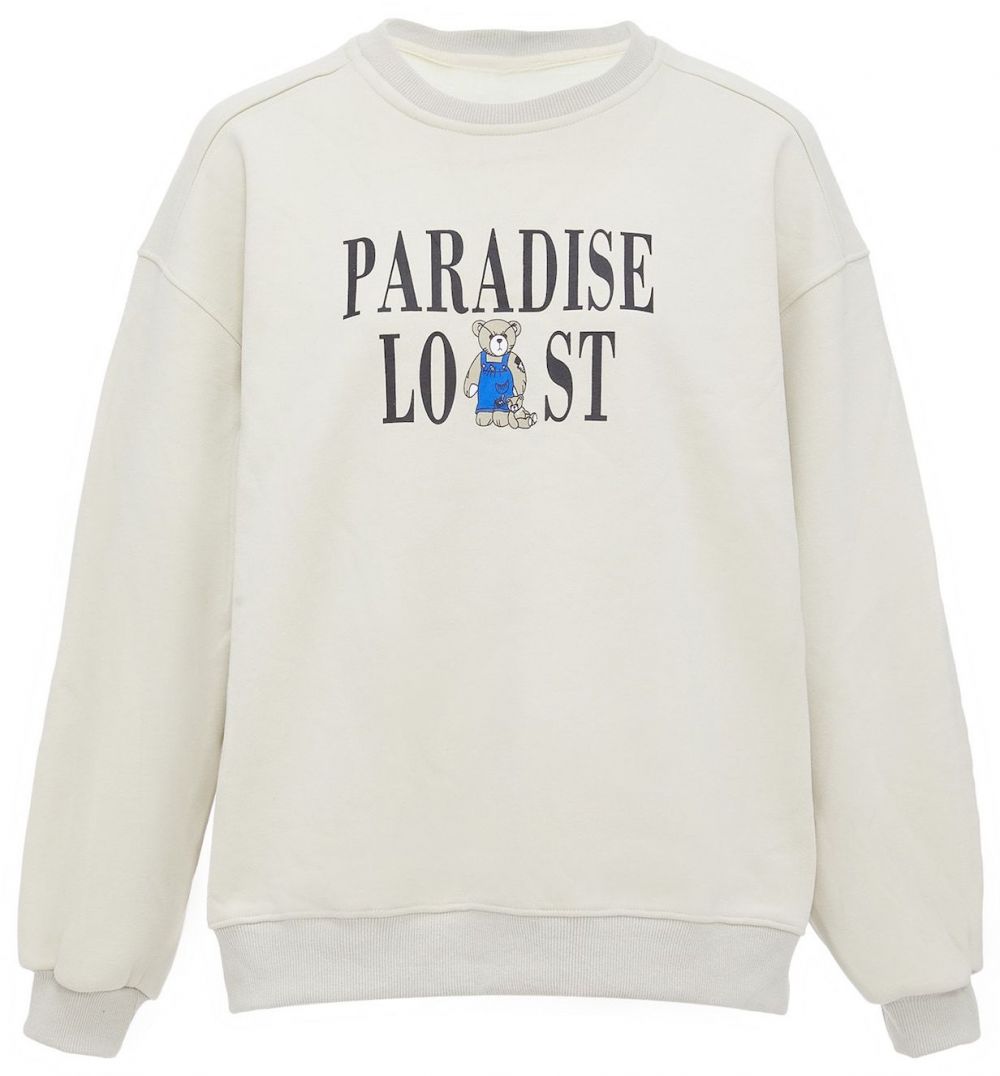 HOMEBASE Mikina  kráľovská modrá / svetlosivá / čierna / biela