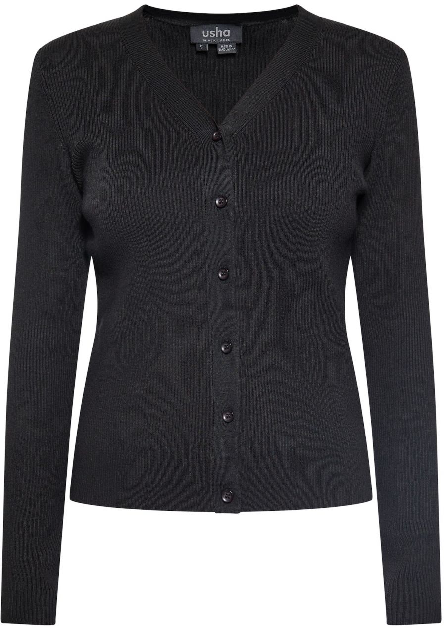 usha BLACK LABEL Kardigán  čierna