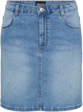 PIECES Sukňa 'Peggy'  modrá denim