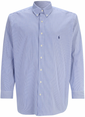 Polo Ralph Lauren Big & Tall Košeľa  námornícka modrá / šedobiela