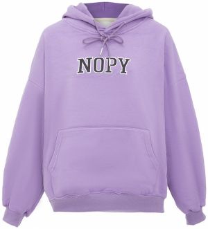 HOMEBASE Mikina  fialová / čierna / biela