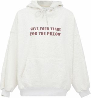 HOMEBASE Mikina  červená / biela melírovaná