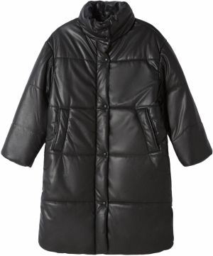 Bershka Zimný kabát  čierna