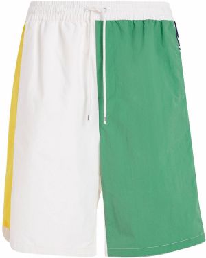 Tommy Jeans Nohavice  námornícka modrá / žltá / zelená / ohnivo červená / biela