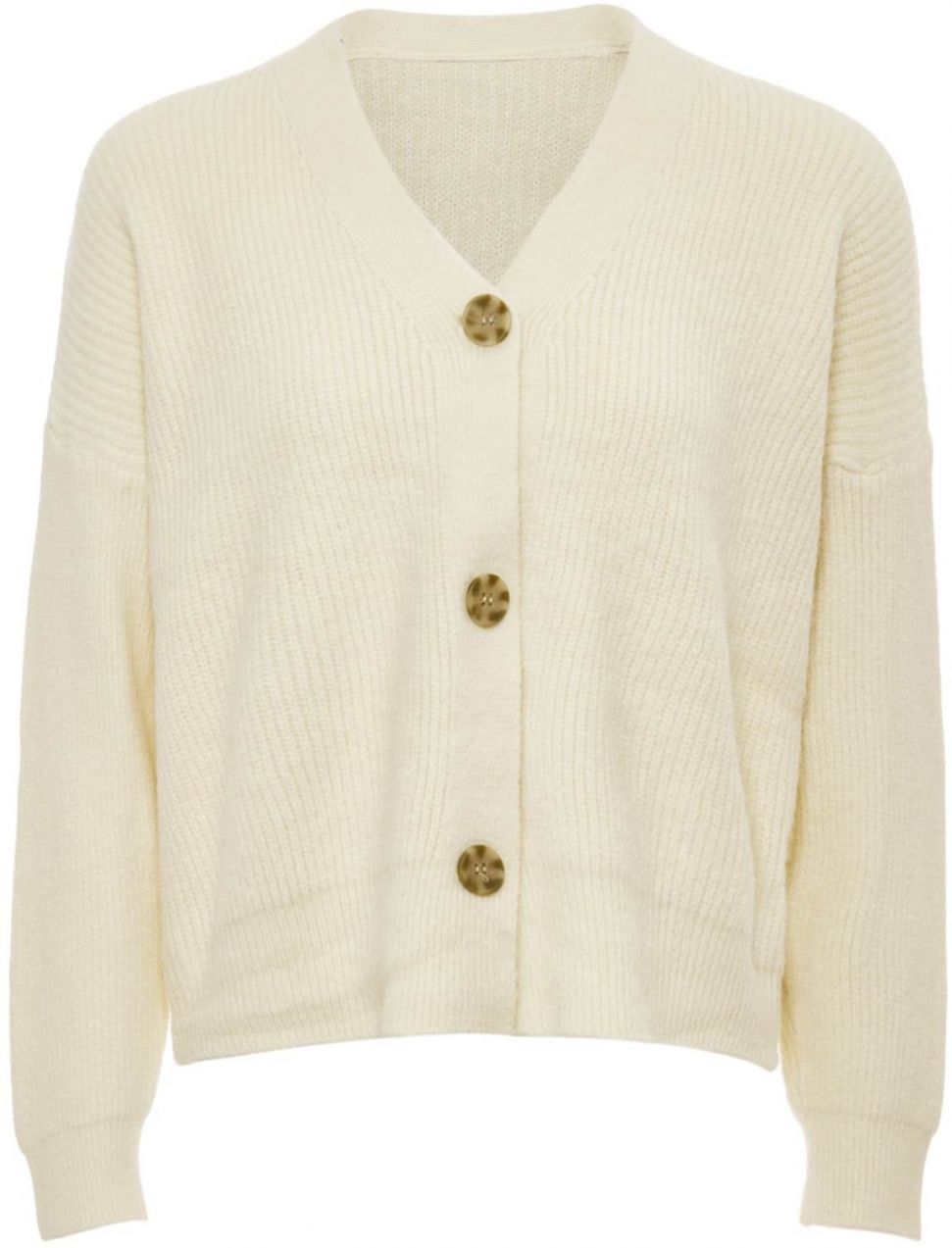 RISA Kardigán  biela ako vlna