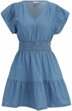 Gap Petite Šaty  modrá denim