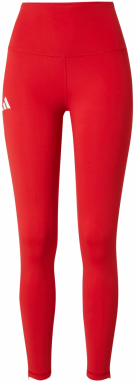 ADIDAS PERFORMANCE Športové nohavice 'Adizero'  červená / biela
