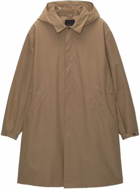 Pull&Bear Prechodný kabát  farba ťavej srsti