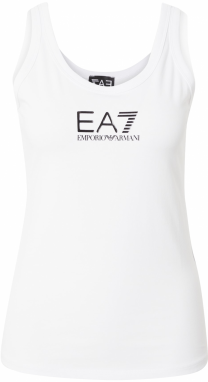 EA7 Emporio Armani Top  čierna / biela