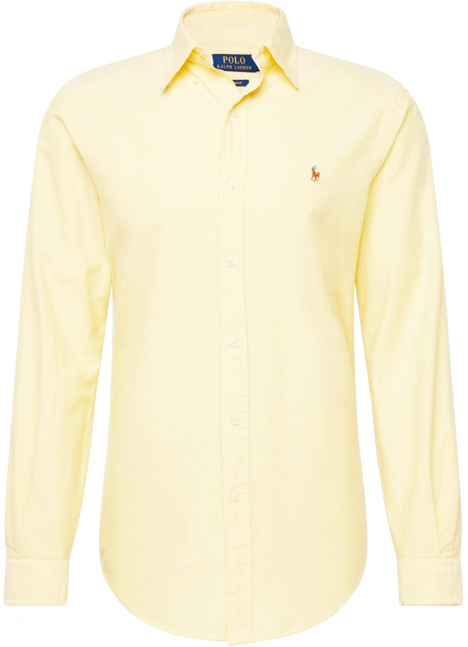 Polo Ralph Lauren Košeľa  svetlomodrá / koňaková / žltá / biela