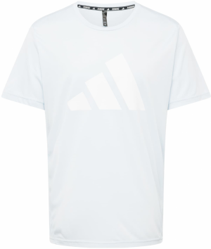 ADIDAS PERFORMANCE Funkčné tričko 'RUN IT'  pastelovo modrá / biela