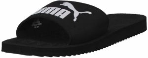 PUMA Plážové / kúpacie topánky 'Purecat'  čierna / biela