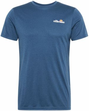 ELLESSE Funkčné tričko 'Malbe'  modrá melírovaná / mandarínková / grenadínová / biela