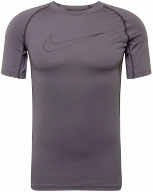 NIKE Funkčné tričko 'Pro'  tmavosivá / čierna